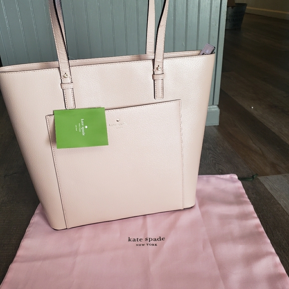 Kate Spade Pink Leather Tote - Picture 2 of 4